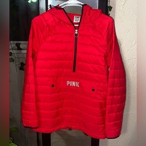 PINK pullover puffer jacket